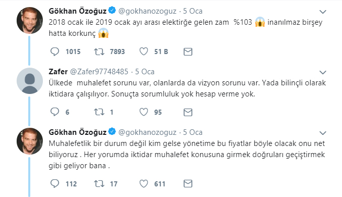 Gökhan Özoğuz iktidara sahip çıktı