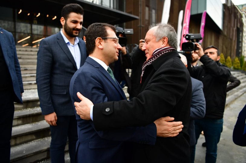 Muharrem İnce&#039;den Ekrem İmamoğlu&#039;na ziyaret