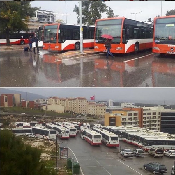 İzmir&#039;de gergin gün: İşçiye biber gazı!