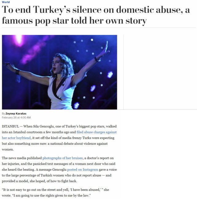 Sıla Washington Post’ta!