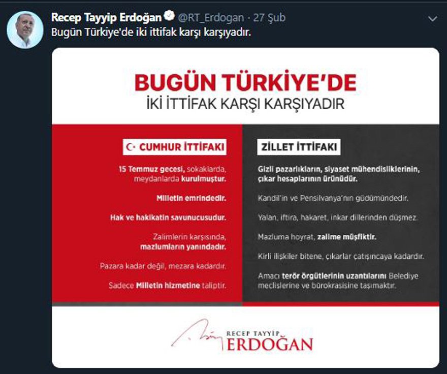 CHP’den Erdoğan’ın tweetine sert tepki!