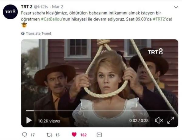 Kovboylar yeniden TRT ekranlarında