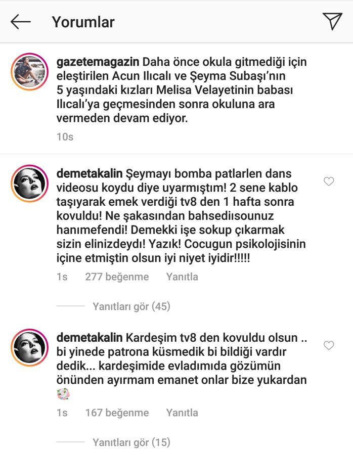 Şeyma Subaşı Demet Akalın’ın iddialarına yanıt verdi