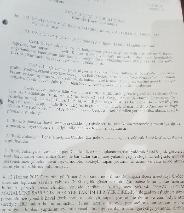 Gezi&#039;de gözünü yitiren Sarıkaya için Emniyet&#039;ten yanıt: Mağdur polis!