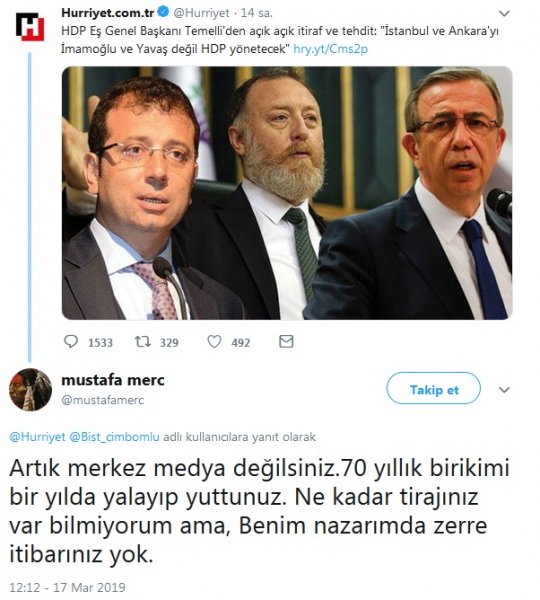 Sosyal medyada Hürriyet&#039;in skandal manşetine sert tepki