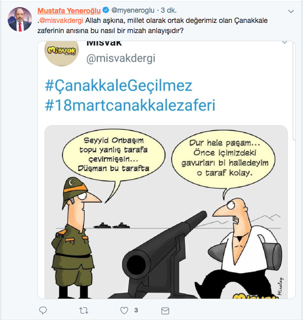 AKP&#039;den gerici Misvak dergisine karikatür tepkisi