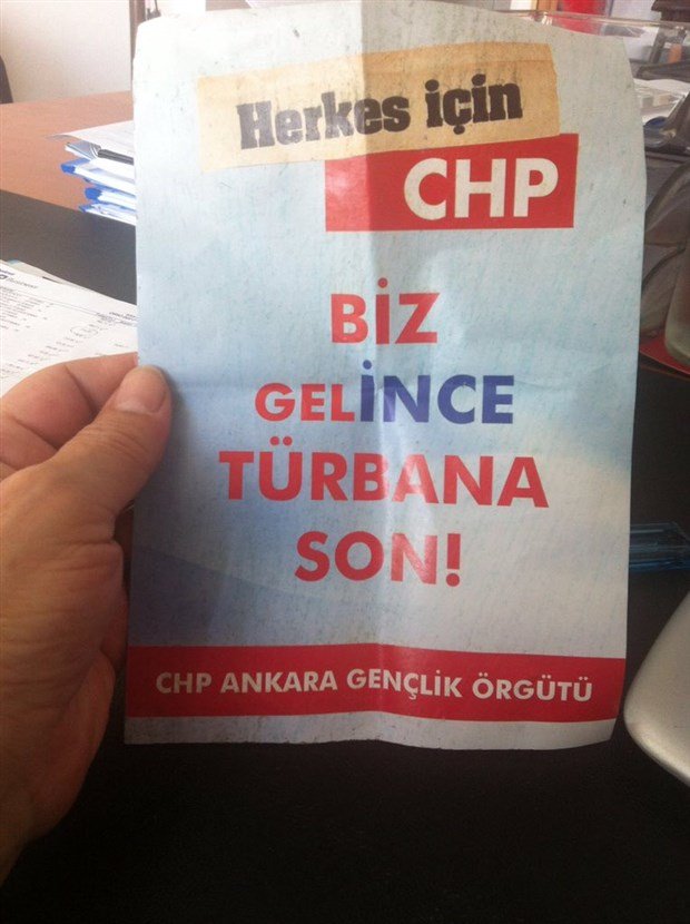 Bu oyunu geçen seçimde de gördük: Sahte HDP afişinde CHP logosu!