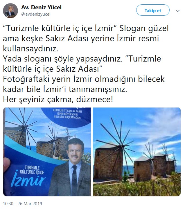 AKP&#039;nin İzmir adayı Zeybekci öyle bir hata yaptı ki!