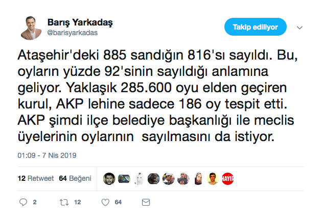 AKP Ataşehir&#039;de yenilgiyi kabul edemiyor