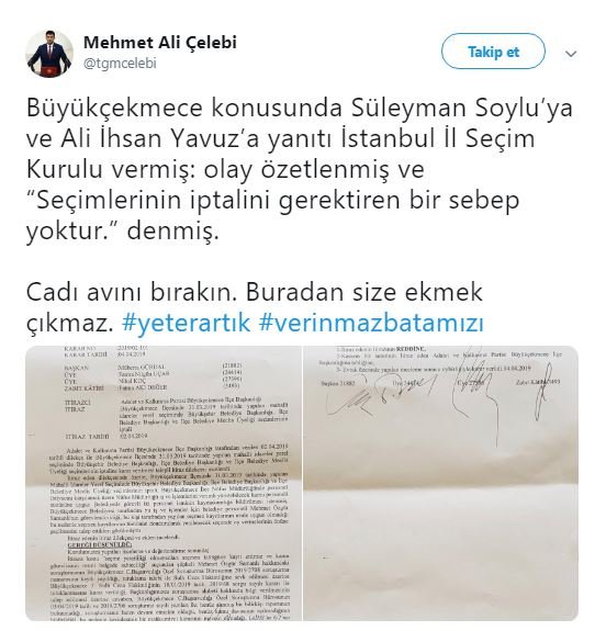 AKP&#039;ye kötü haber! CHP&#039;li Çelebi belgesiyle paylaştı!
