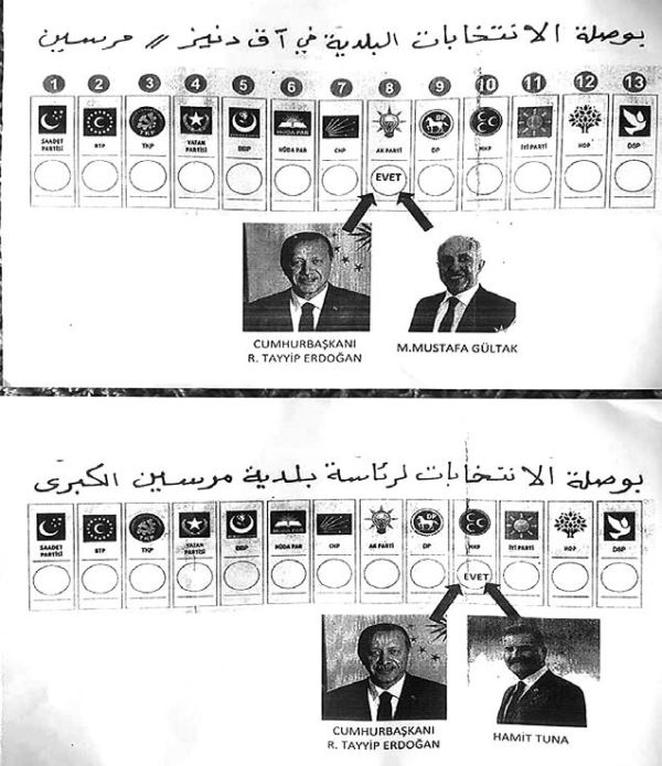 Suriyelilere böyle oy kullandırılmış