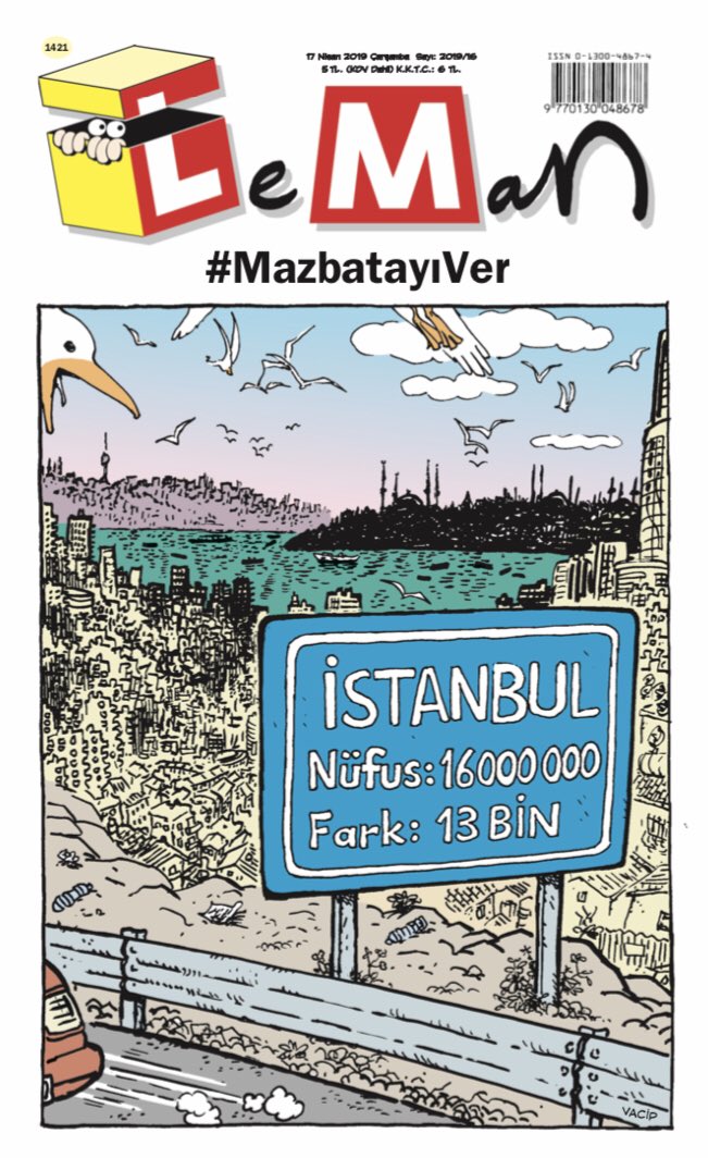 Leman'dan 'mazbata' kapağı