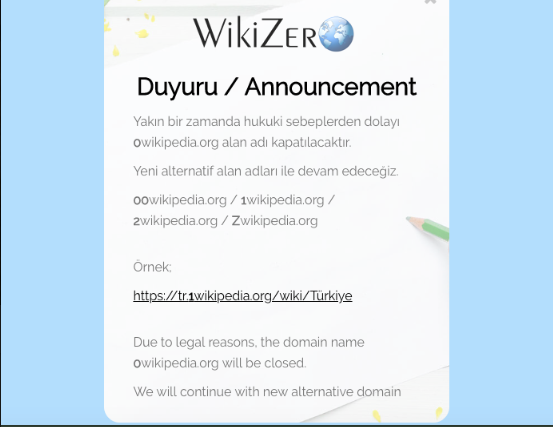 WikiZero kapanıyor! İşte Wikipedia&#039;ya erişmek için yeni alternatifler