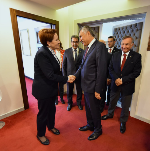 Zeydan Karalar&#039;dan Meral Akşener&#039;e ziyaret