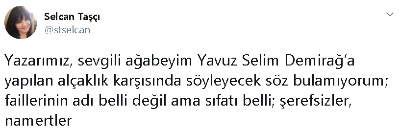Yavuz Selim Demirağ saldırıya uğradı