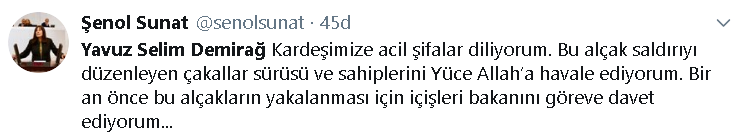 Yavuz Selim Demirağ saldırıya uğradı