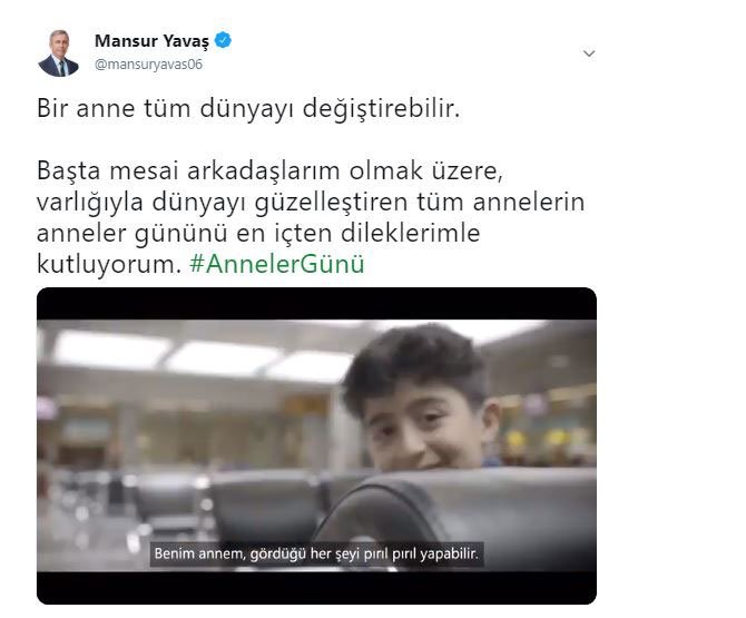Mansur Yavaş’tan Anneler Günü mesajı