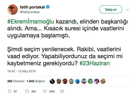 Fatih Portakal: Sen neymişsin be Ekrem İmamoğlu!