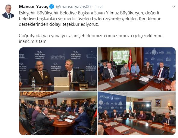 Büyükerşen'den Yavaş'a ziyaret