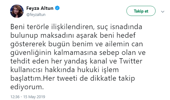 Feyza Altun isyan etti: Beni hedef gösteren yandaş kanallar...