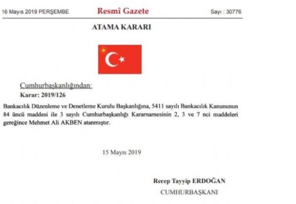 Erdoğan imzaladı, yeniden atandı
