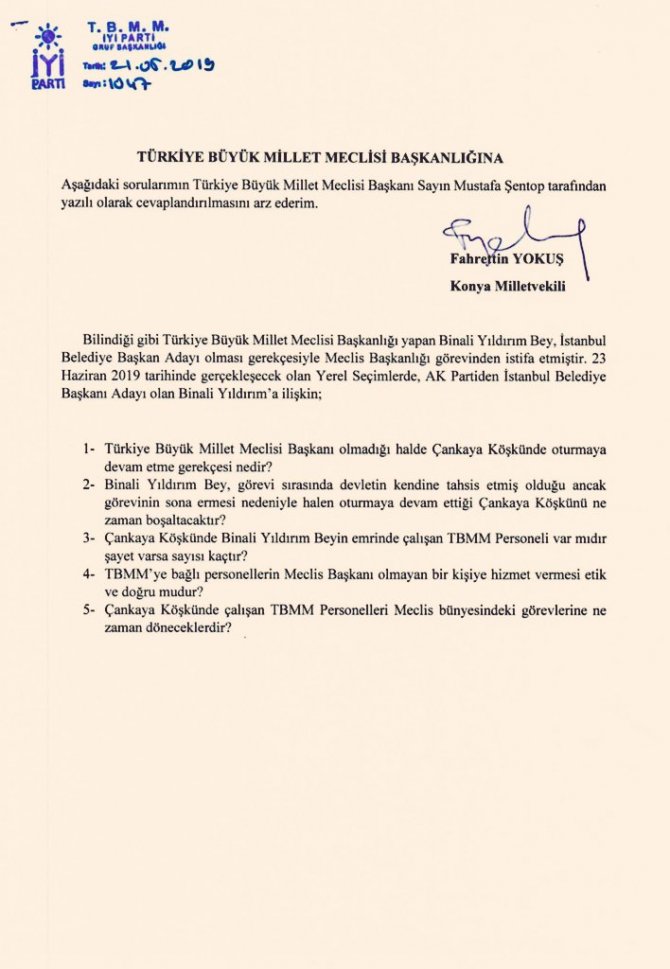 &#039;Binali Yıldırım neden hala Çankaya Köşkü&#039;nde oturuyor?&#039;