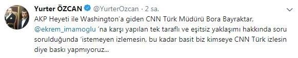 CNN Türk Müdürü Bora Bayraktar&#039;dan İmamoğlu itirafı