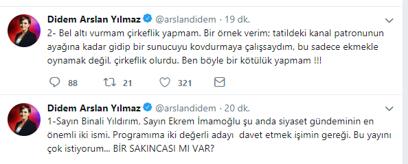 Ahmet Hakan - Didem Arslan Yılmaz kavgası büyüyor