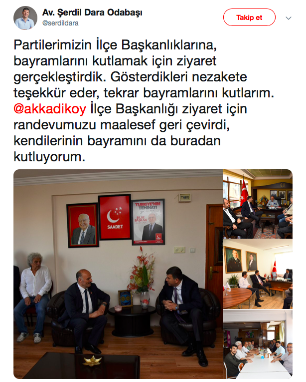 AKP&#039;den Kadıköy Belediye Başkanı Şerdil Dara Odabaşı&#039;na randevu ayıbı