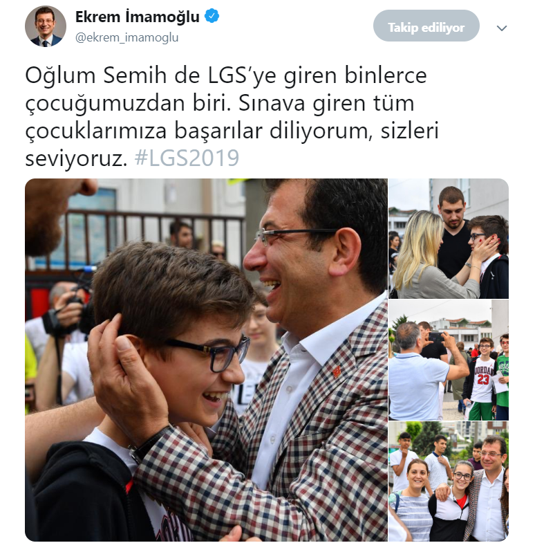 Küçük İmamoğlu&#039;nun LGS heyecanı