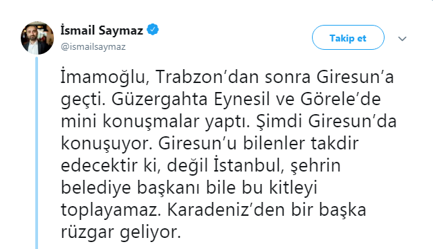 İmamoğlu’nun Karadeniz turu sosyal medyada gündem oldu