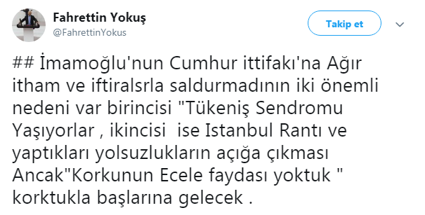 İmamoğlu’na saldırının sebebi bu sendrom