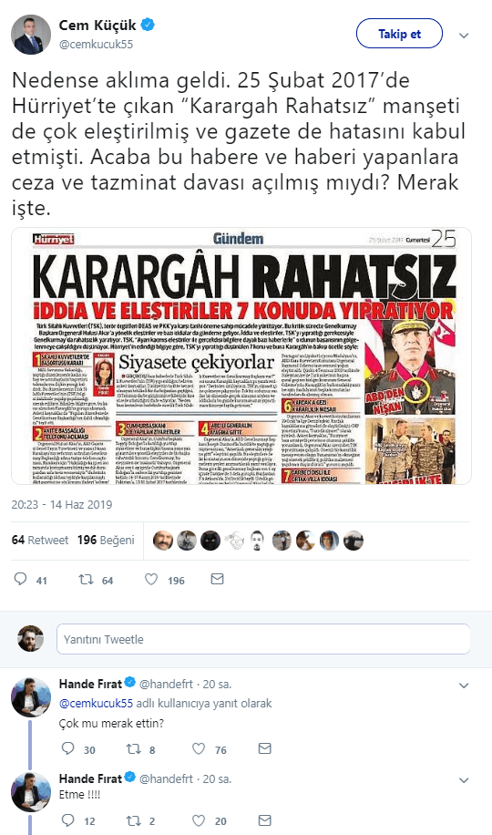 Cem Küçük ve Hande Fırat tartıştı: Çok mu merak ettin?