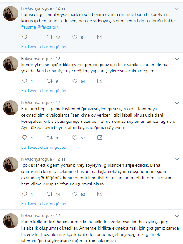 AKP kadın kolları, etkinliğe gelmeyen kadına saldırdı iddiası