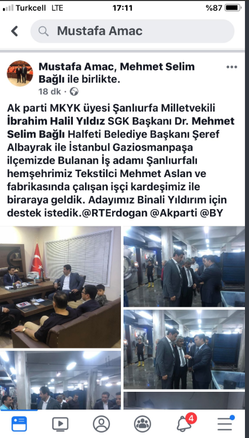 SGK Başkanı İstanbul&#039;da seçim çalışmasına katıldı