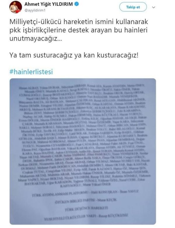İmamoğlu'nu destekleyen ülkücülere tehdit: Kan kusturacağız