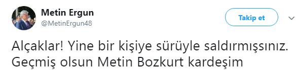 İYİ Parti kurucularından Metin Bozkurt&#039;a saldırı