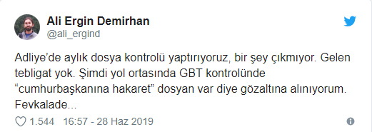 Gazeteci Ali Ergin Demirhan gözaltına alındı