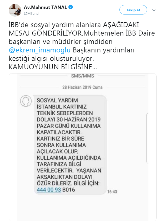 'İBB sosyal yardımları kesti' algısı yaratılmaya çalışılıyor!