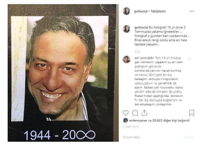 Kemal Sunal'ın eşinden duygusal paylaşım