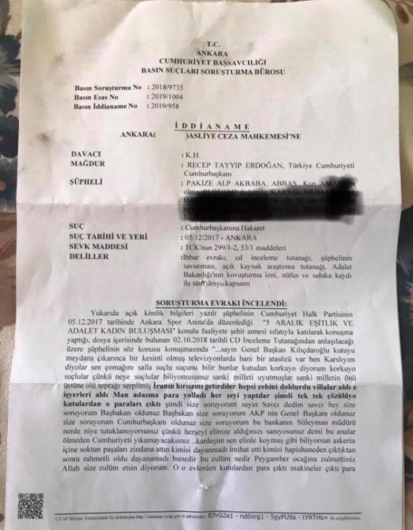 Erdoğan şehit annesine dava açtırdı!