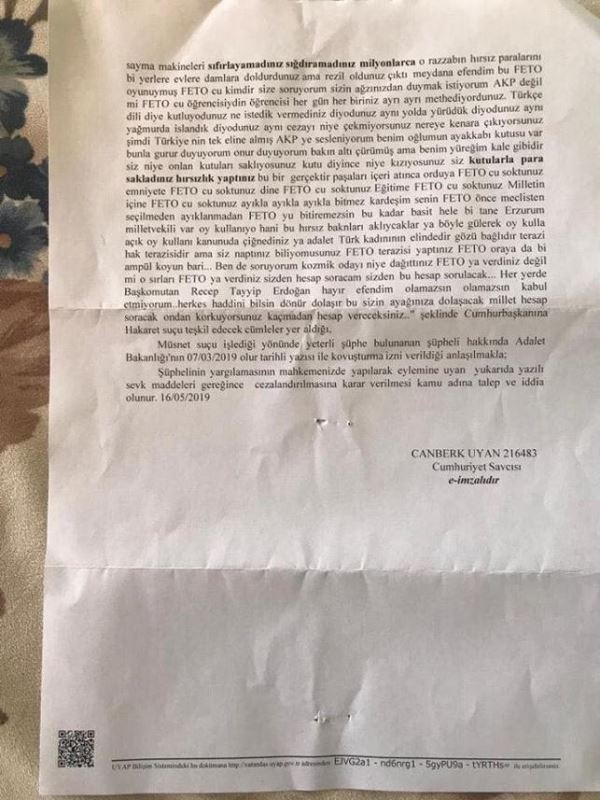Erdoğan şehit annesine dava açtırdı!