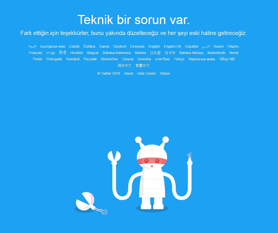 Twitter neden çöktü?