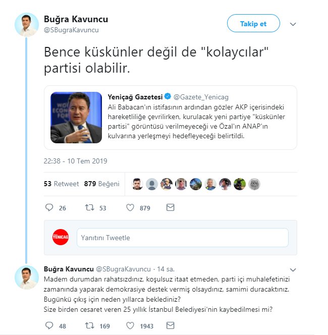 İYİ Parti&#039;den Ali Babacan açıklaması: Size birden cesaret veren...