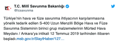 Bakanlık duyurdu: S-400 teslimatı ile ilgili kritik gelişme