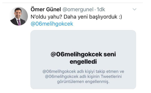 Melih Gökçek'ten CHP'li başkana engel