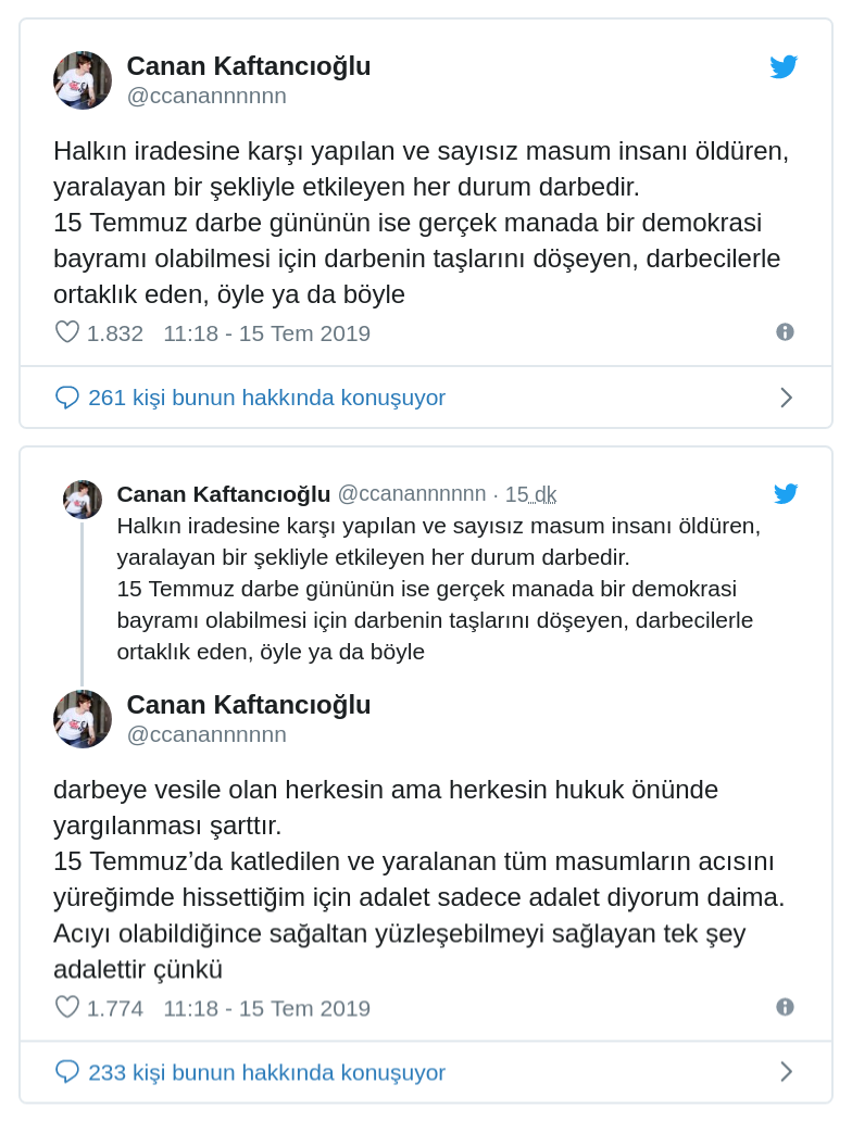 Kaftancıoğlu: Darbeye vesile olan herkesin yargılanması şart