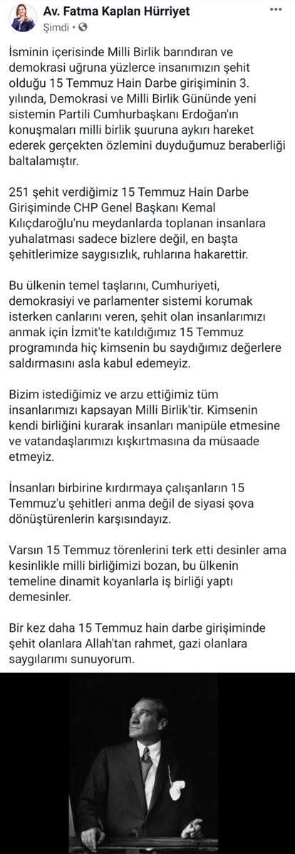 Erdoğan&#39;ın 15 Temmuz konuşması sırasında protesto