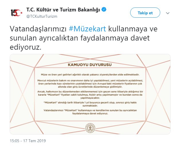 Bakanlıktan &#039;müze zammı&#039; savunması!