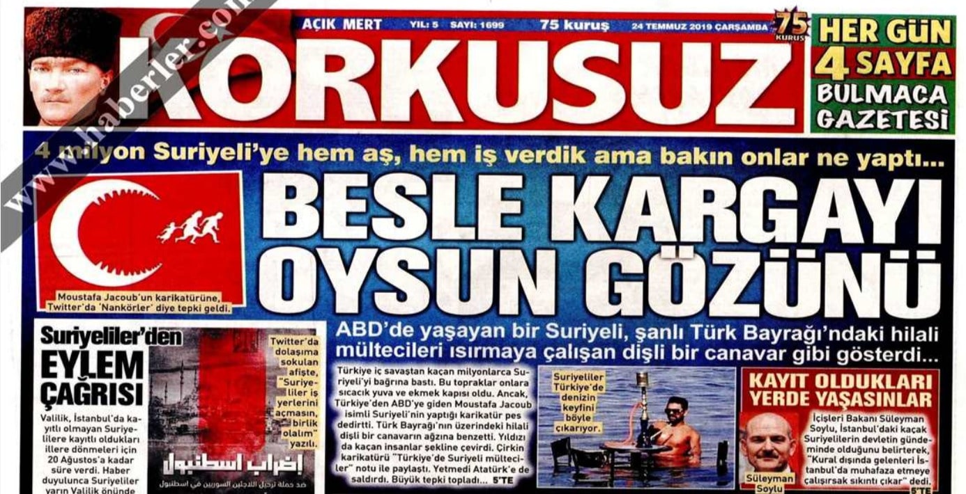 Korkusuz gazetesine yalanlama: Fotoğraftaki Türk vatandaşı...
